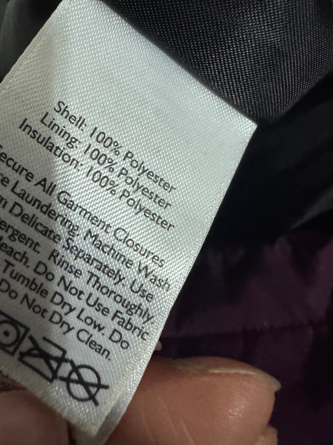 여성 에디바우어 빈티지 퍼플 바람막이 후드 점퍼 L~XL 상품이미지4