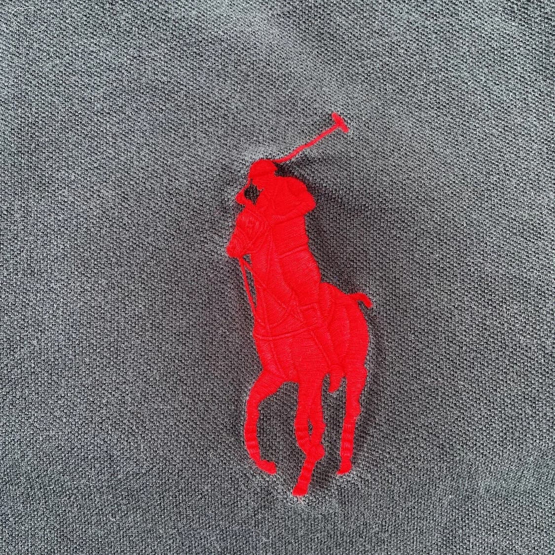 폴로 랄프로렌 빅포니 반팔 카라티 블랙 레드 상품이미지5