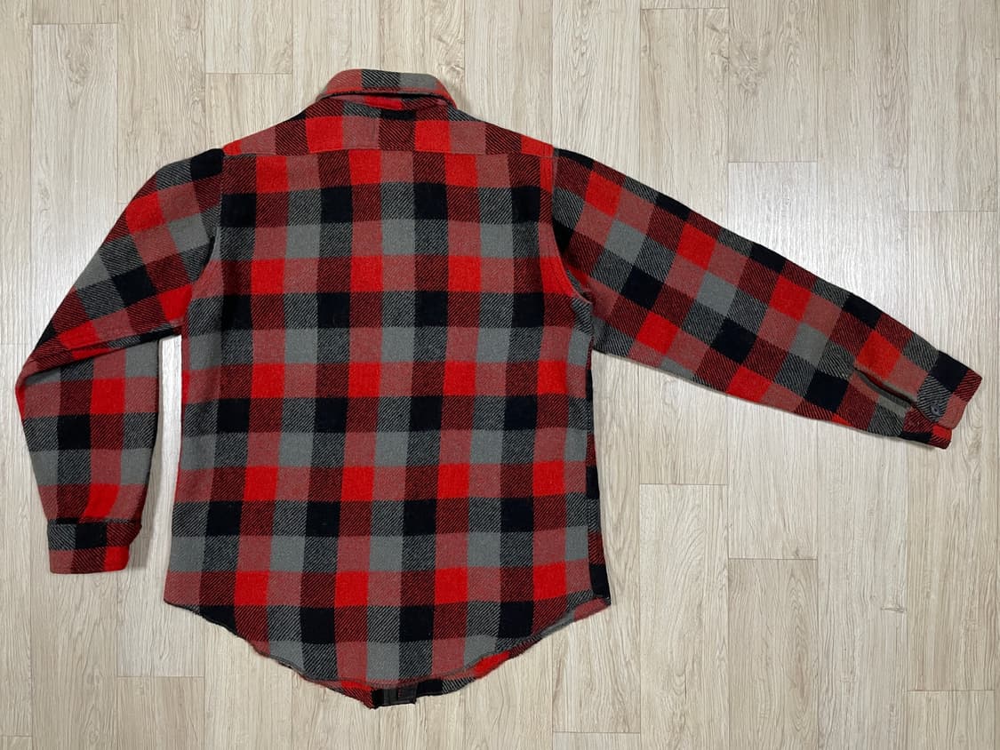 95) 50's Melton 체크 울셔츠(미국제)RRL&LVC&폴로 상품이미지2