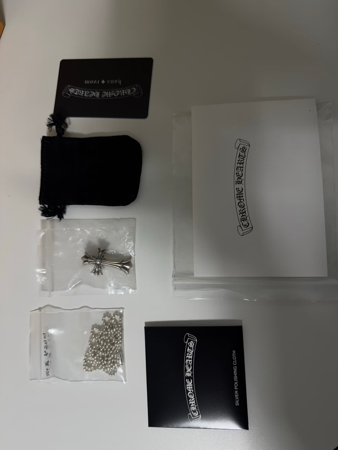 크롬하츠 더블 크로스 SML 및 정품체인 상품이미지4