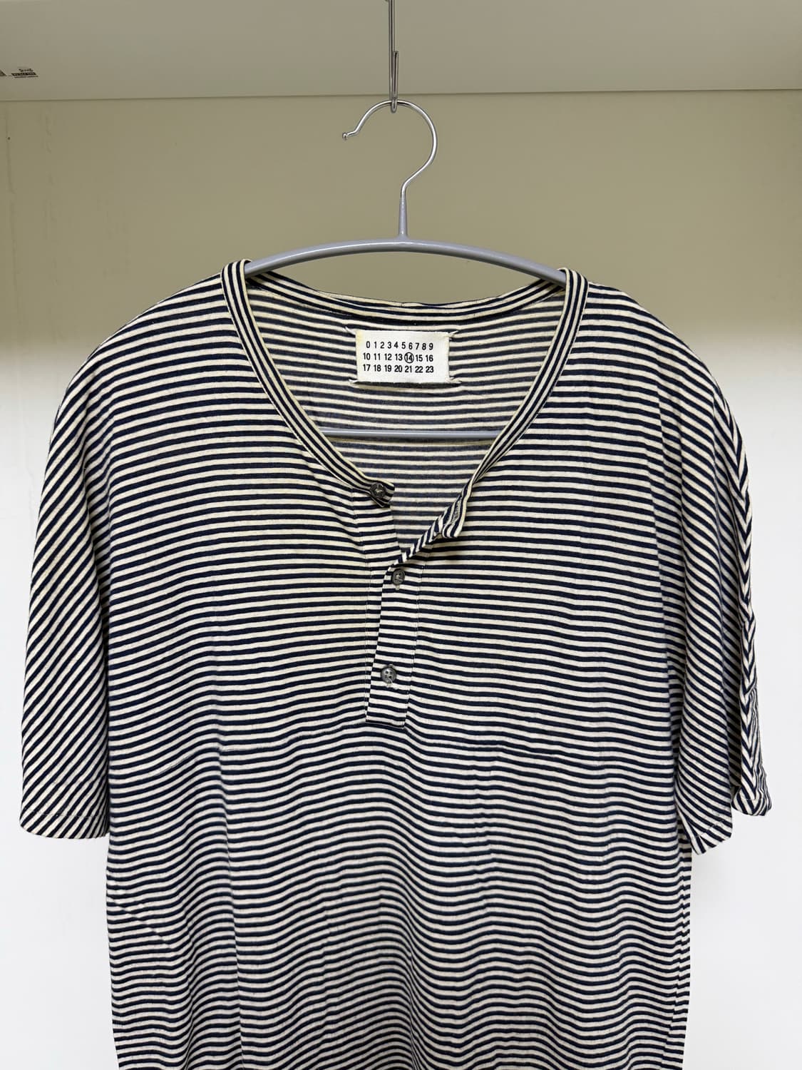Maison Margiela Border Henley shirt 상품이미지1
