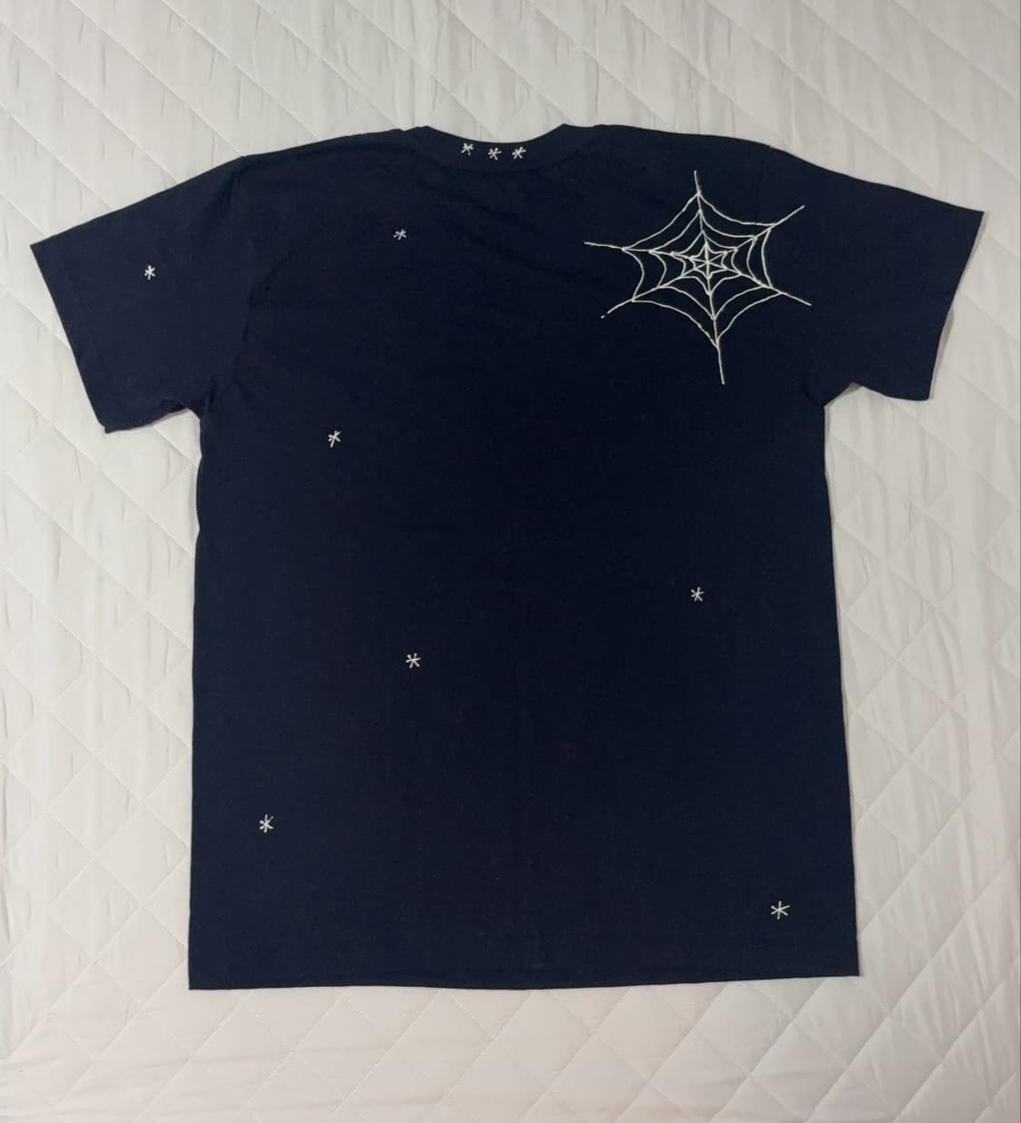 Custom 거미줄 반팔티 NAVY(003) 상품이미지3