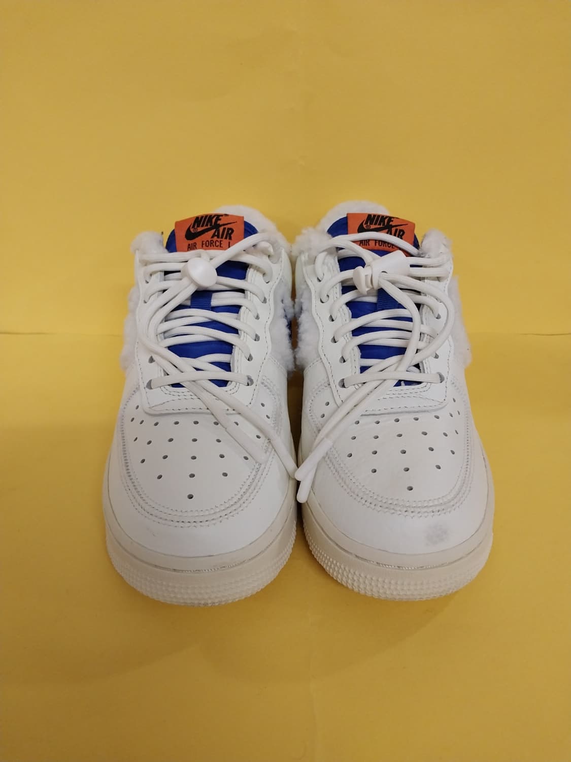 여성 나이키 에어포스1 07 로우 셰프라 플러스 화이트 운동화 (230) 상품이미지2