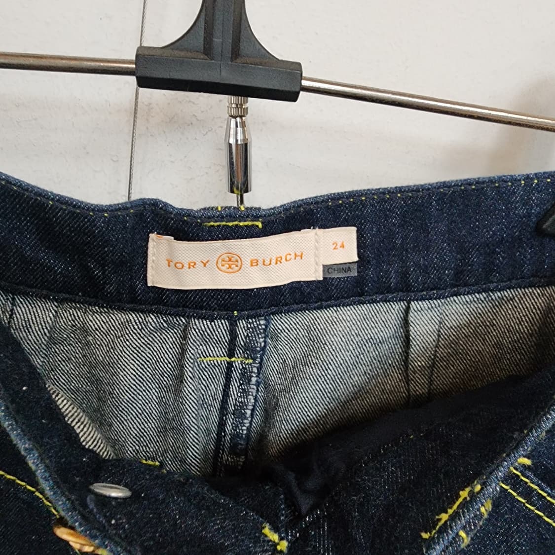 토리버치 데님 머메이드 롱 스커트 청치마 상품이미지5