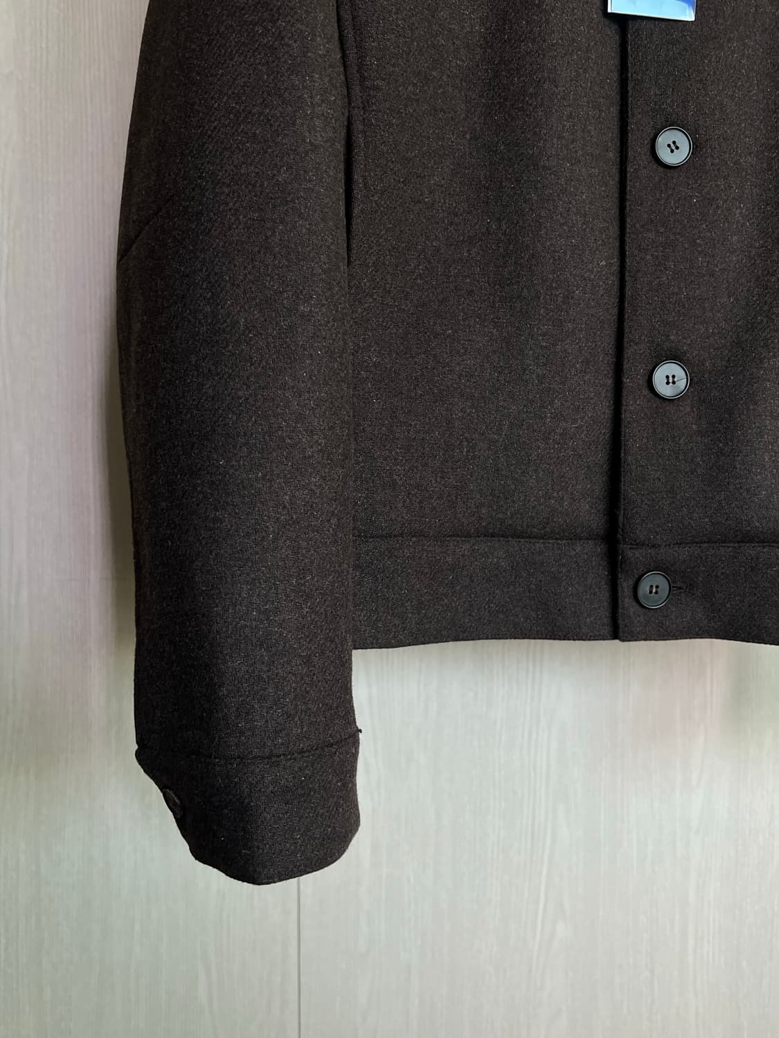 지플리시 헤비 울 블렌드 숏코트 브라운 [새상품] 상품이미지6