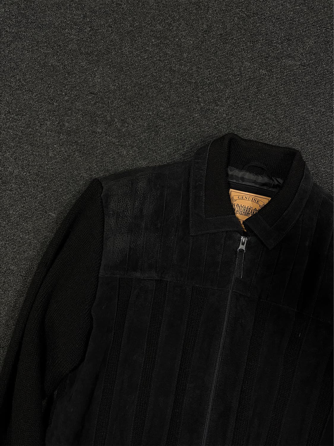 90s 빈티지 레더 스웨이드 집업 자켓 상품이미지8