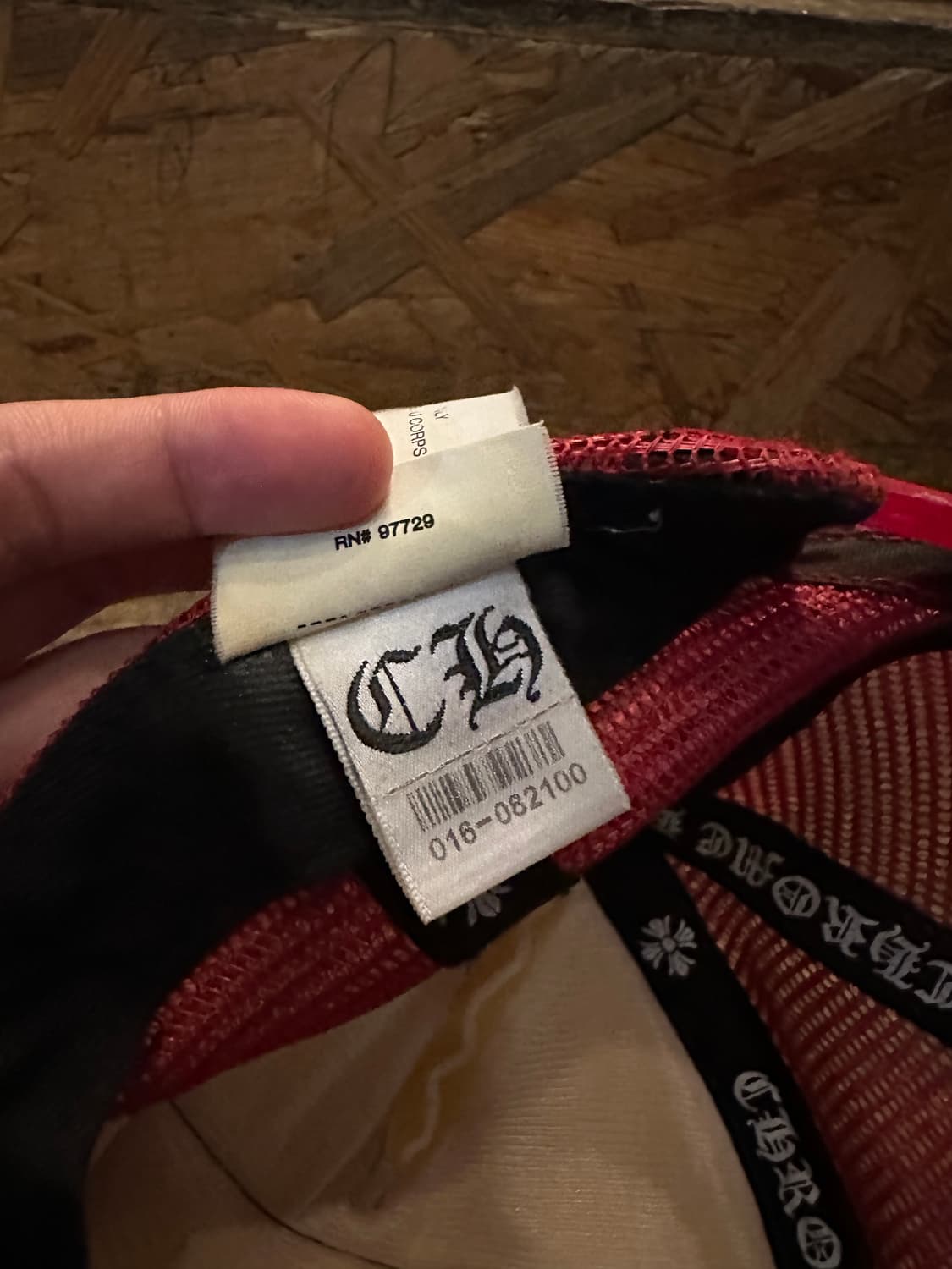 Chrome Hearts 크롬하츠 레드컬러 ch로고 메쉬캡 상품이미지5
