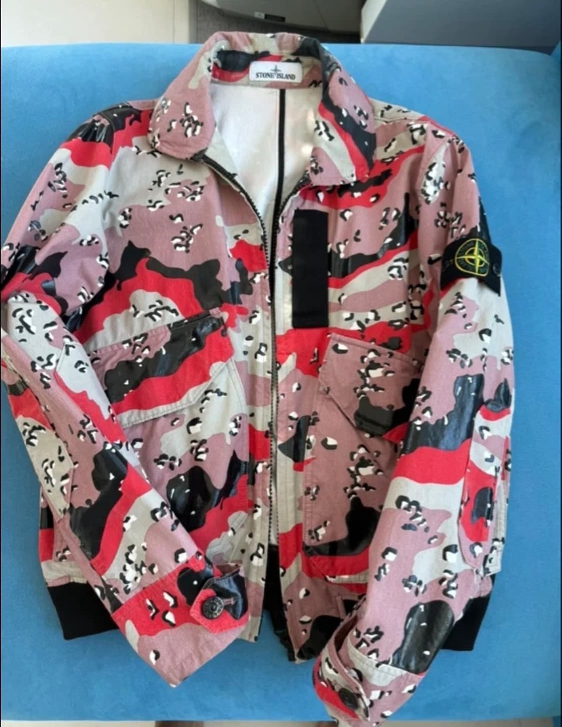 스톤아일랜드 3C+PU 데저트 카모 자켓 M 상품이미지1