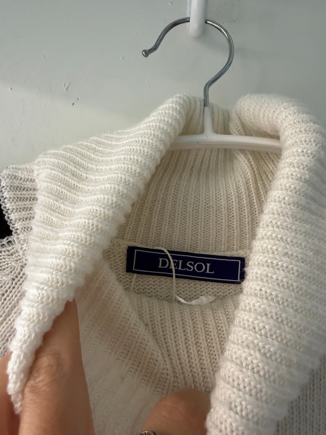 일본빈티지 Delsol 스타 터틀 스웨터 상품이미지6