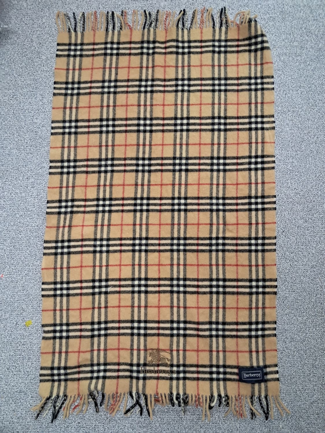 버버리90s 램스울 숄머플러 상품이미지1