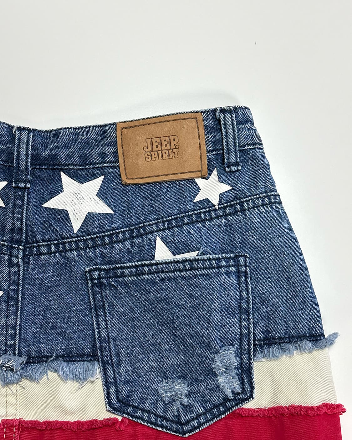 JEEP 성조기 데님 미니스커트 상품이미지3