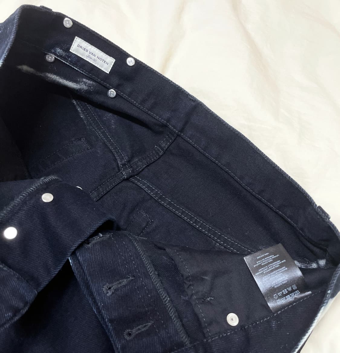 드리스 반 노튼 블리치 데님 진 상품이미지4