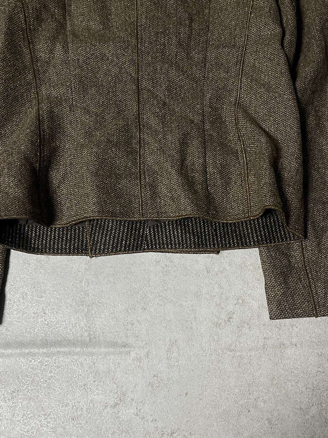 (UNDICI-NOVE)leopard collar highneck jac 상품이미지7