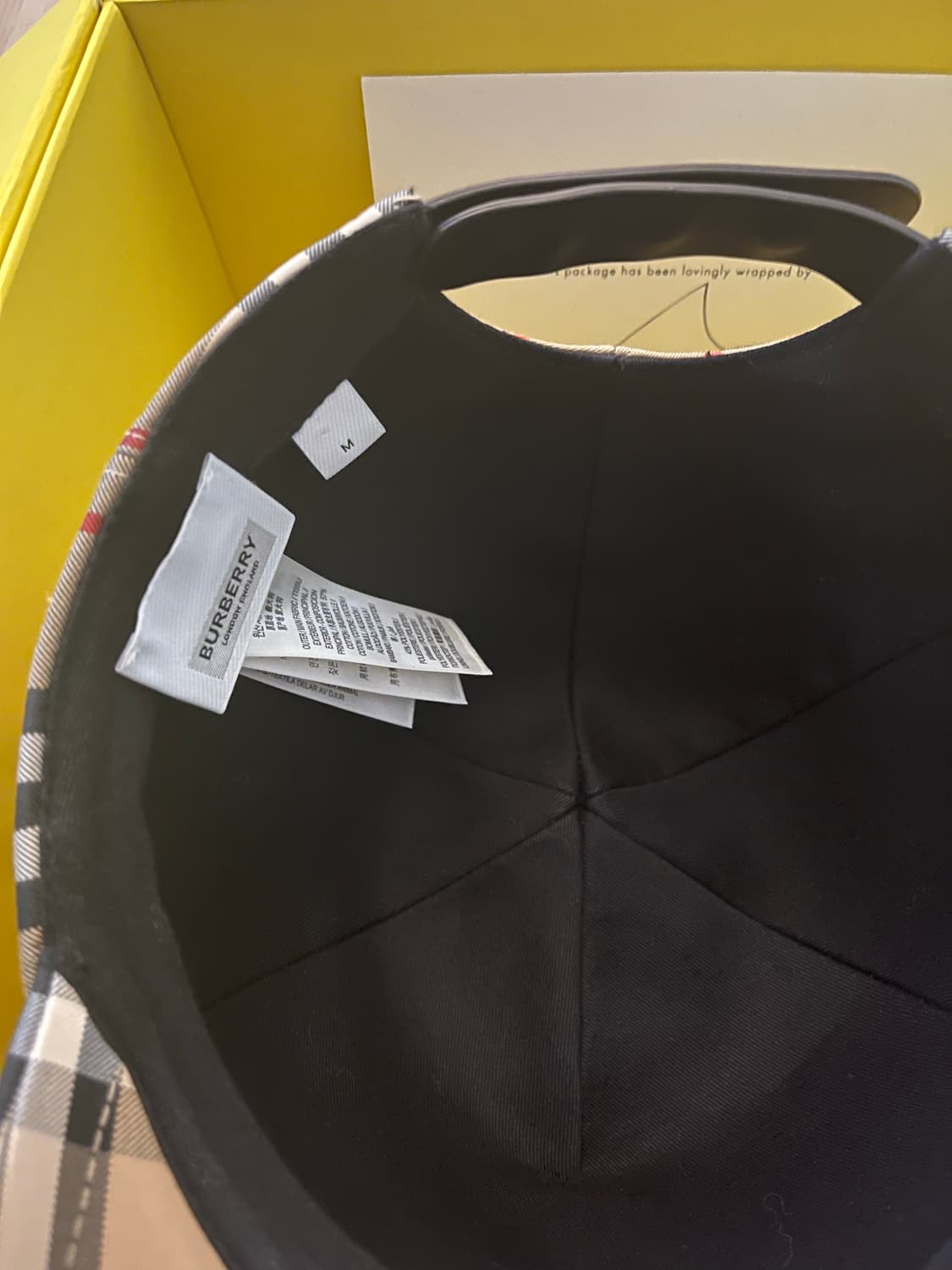 (W)버버리 로고 아플리케 빈티지 체크 캡 아카이브 베이지 상품이미지3