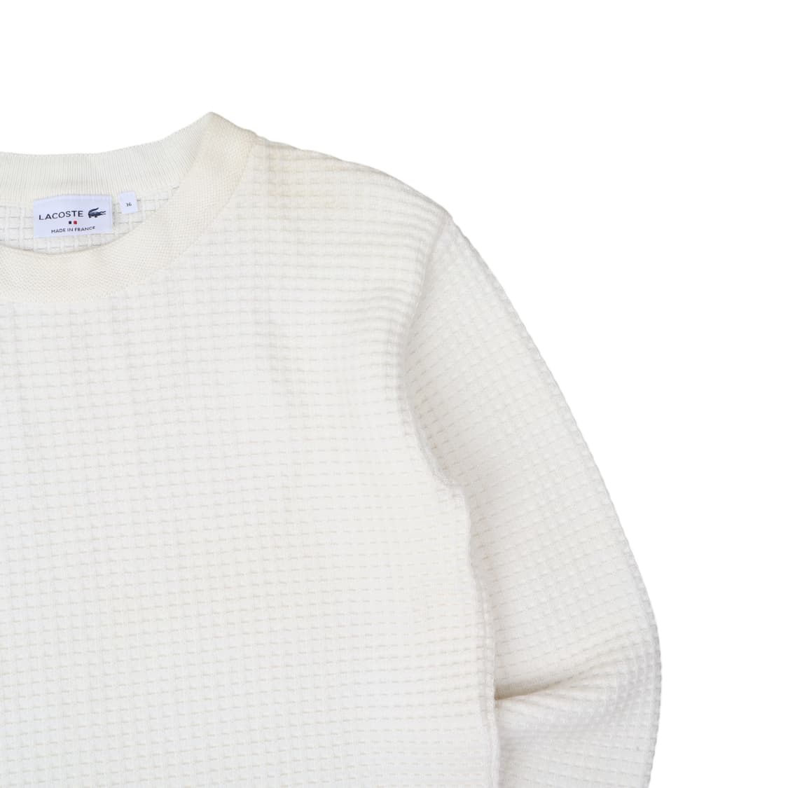 라코스테 언더 로고 와플 코튼 니트 상품이미지3
