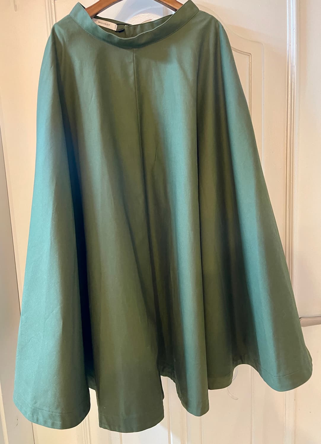 MOUSSY마우지하이웨이스트 코튼 플레어 롱 스커트 S사이즈 상품이미지2