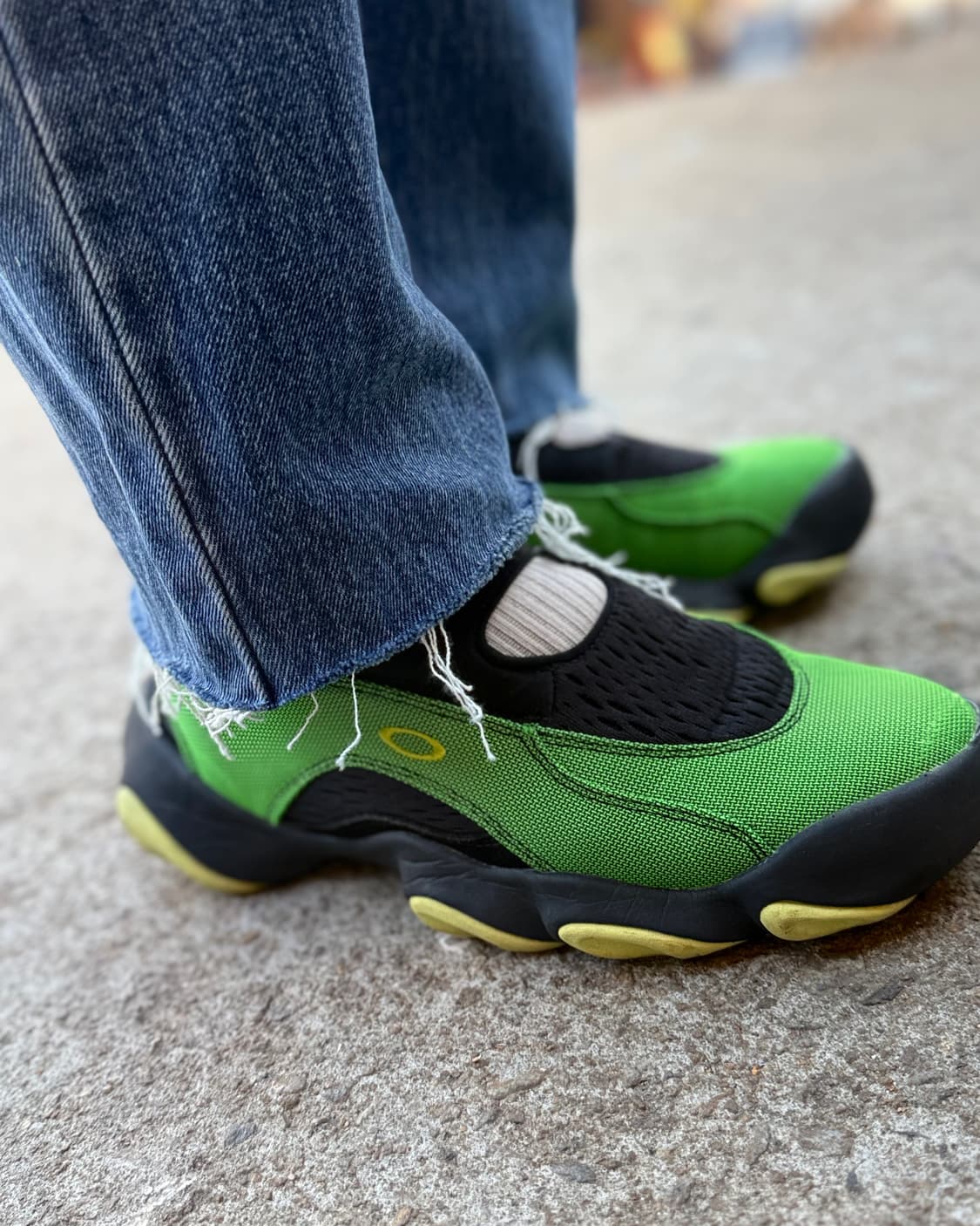 오클리 x 브레인 데드 플래쉬 샌들 [그린/레몬] US9 상품이미지9