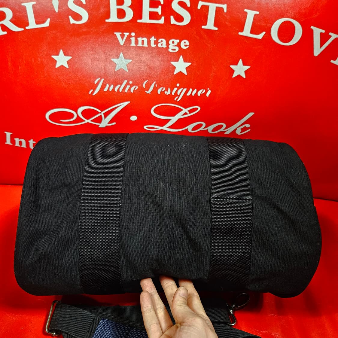 노스페이스 나일론 미니 패치 보스턴백 38 x 32 size 상품이미지3