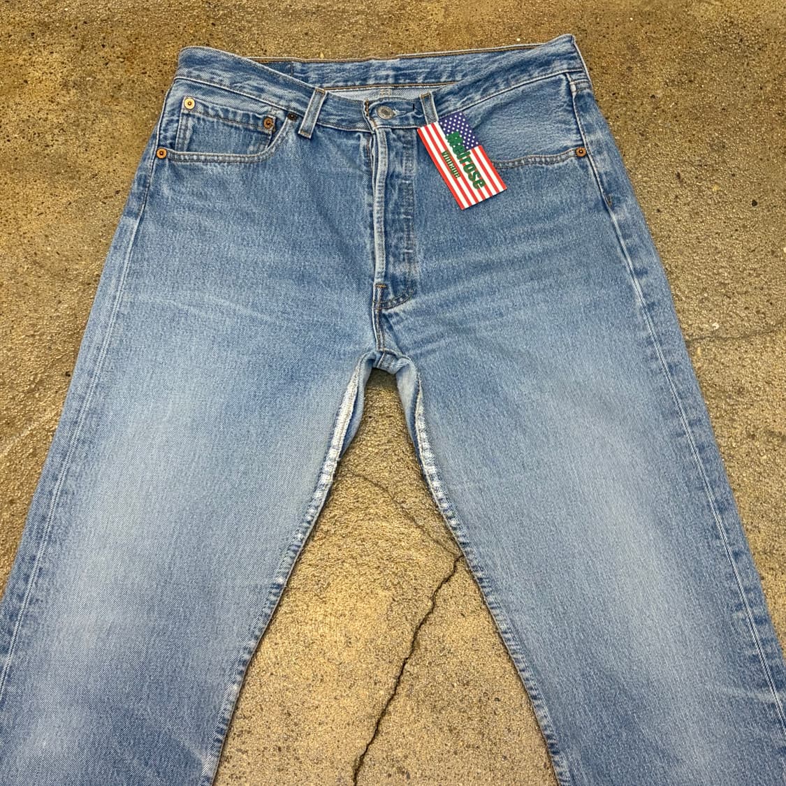 90s Made in UK 빈티지 리바이스 501 청바지 상품이미지2