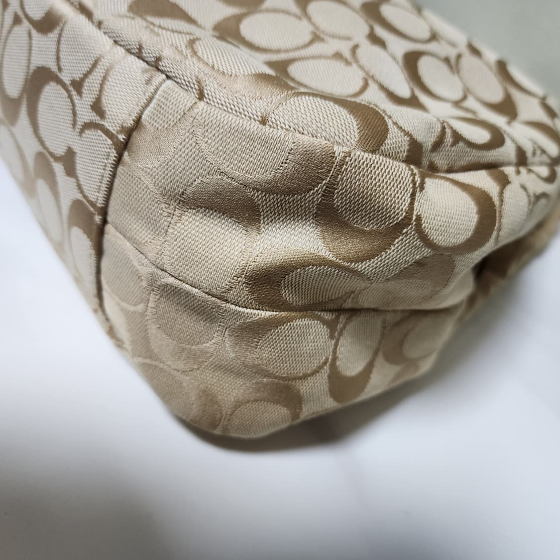 상태굿굿) 코치 버클 호보백 상품이미지10