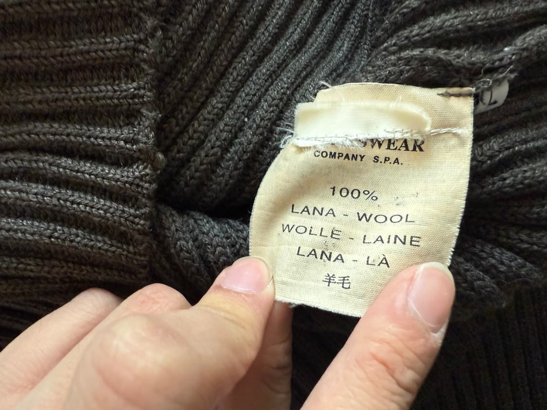 스톤아일랜드 2001 하이넥 니트집업 상품이미지5