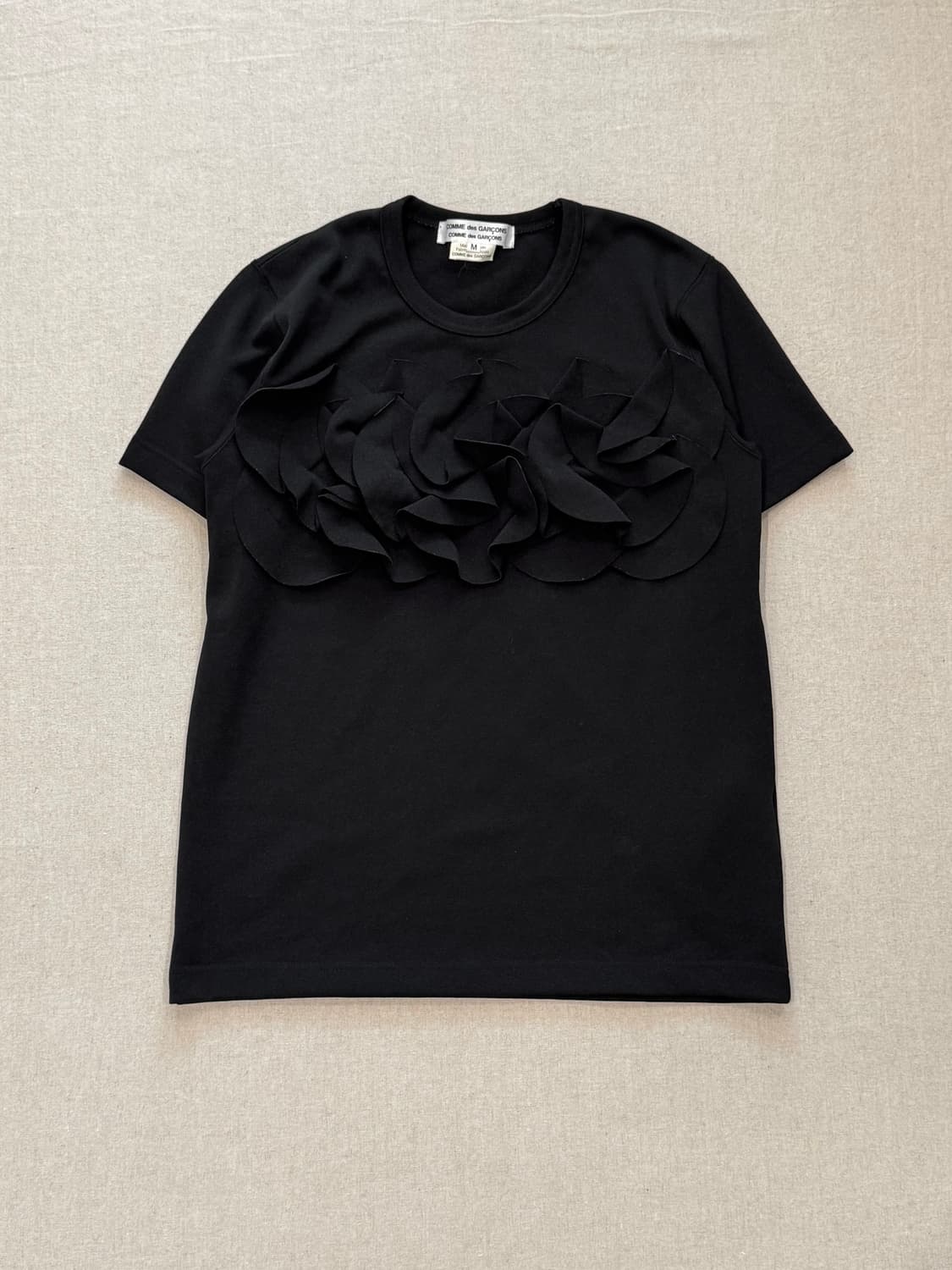 꼼데가르송 꼼꼼 17ss 크링클드 티셔츠 상품이미지1
