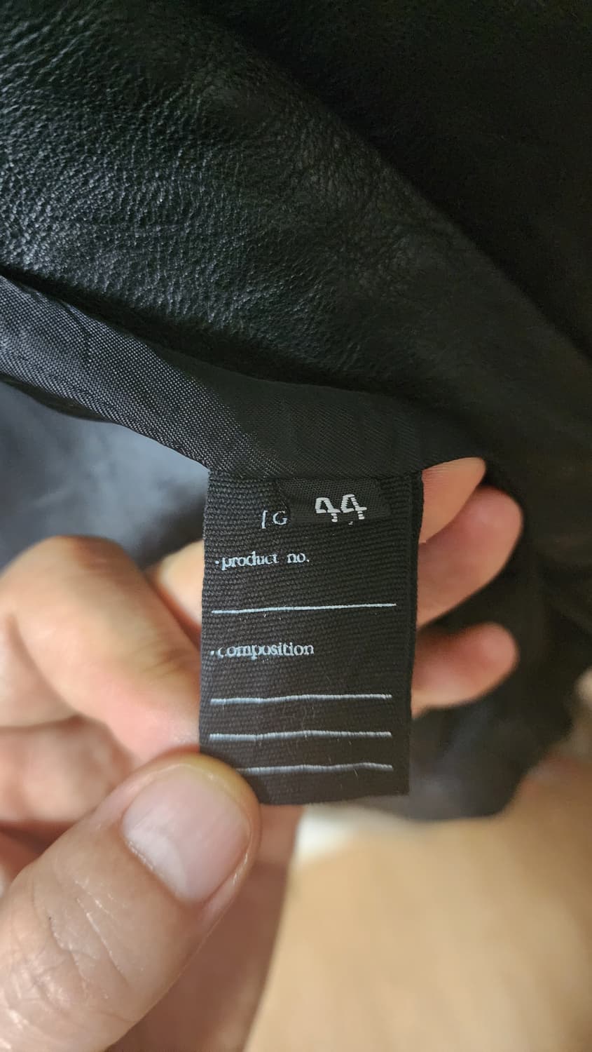 고어 GORE 블랙 레더 자켓 44 상품이미지6