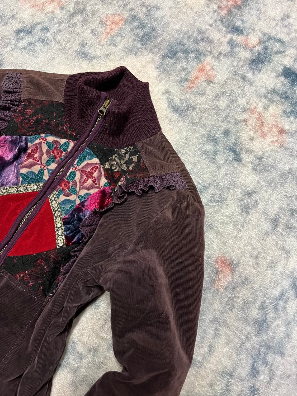 Ozz on oriental frill corduroy jacket 상품이미지4