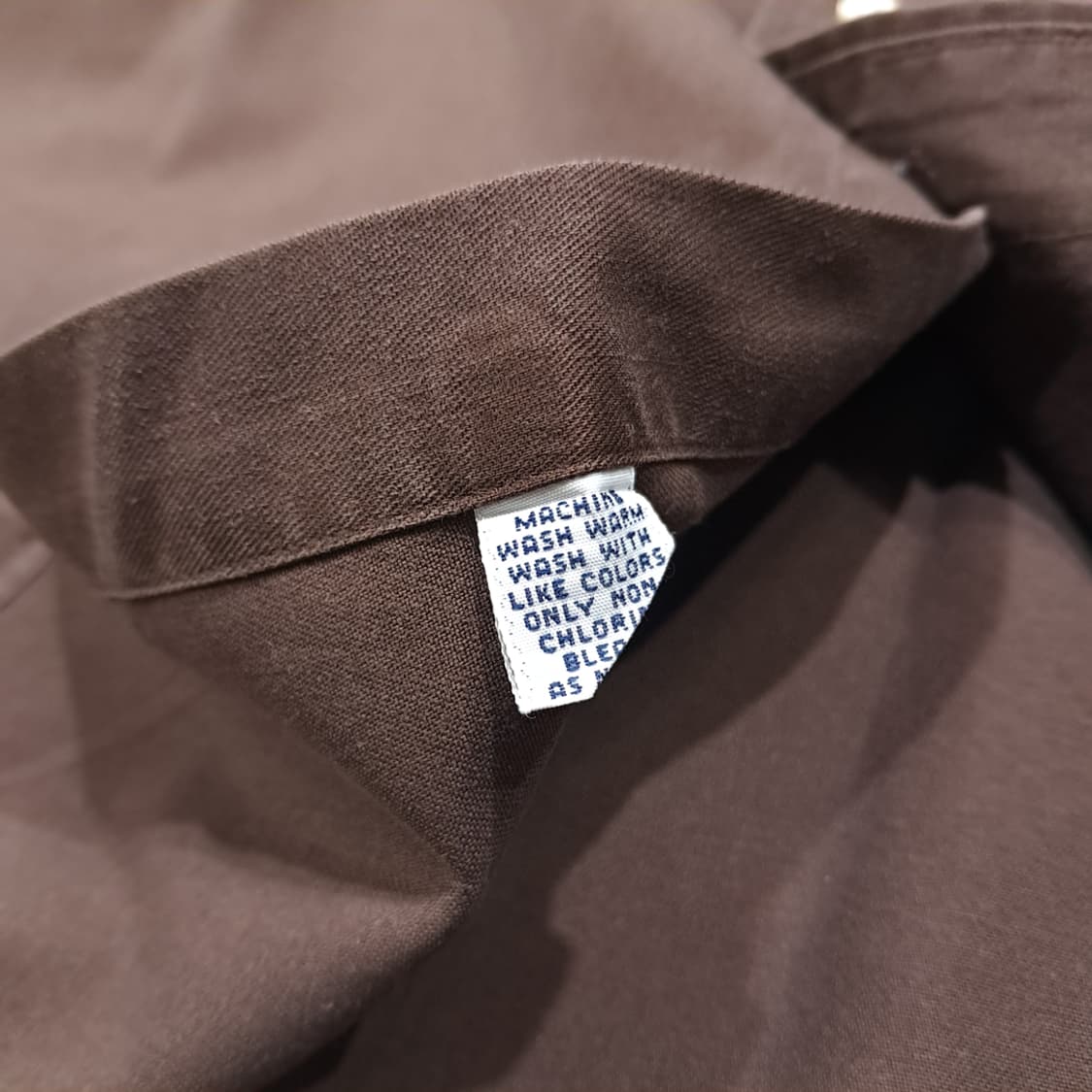 CL673 XL 폴로 90s 미국판 버튼다운 초코 브라운 셔츠 남방 상품이미지5