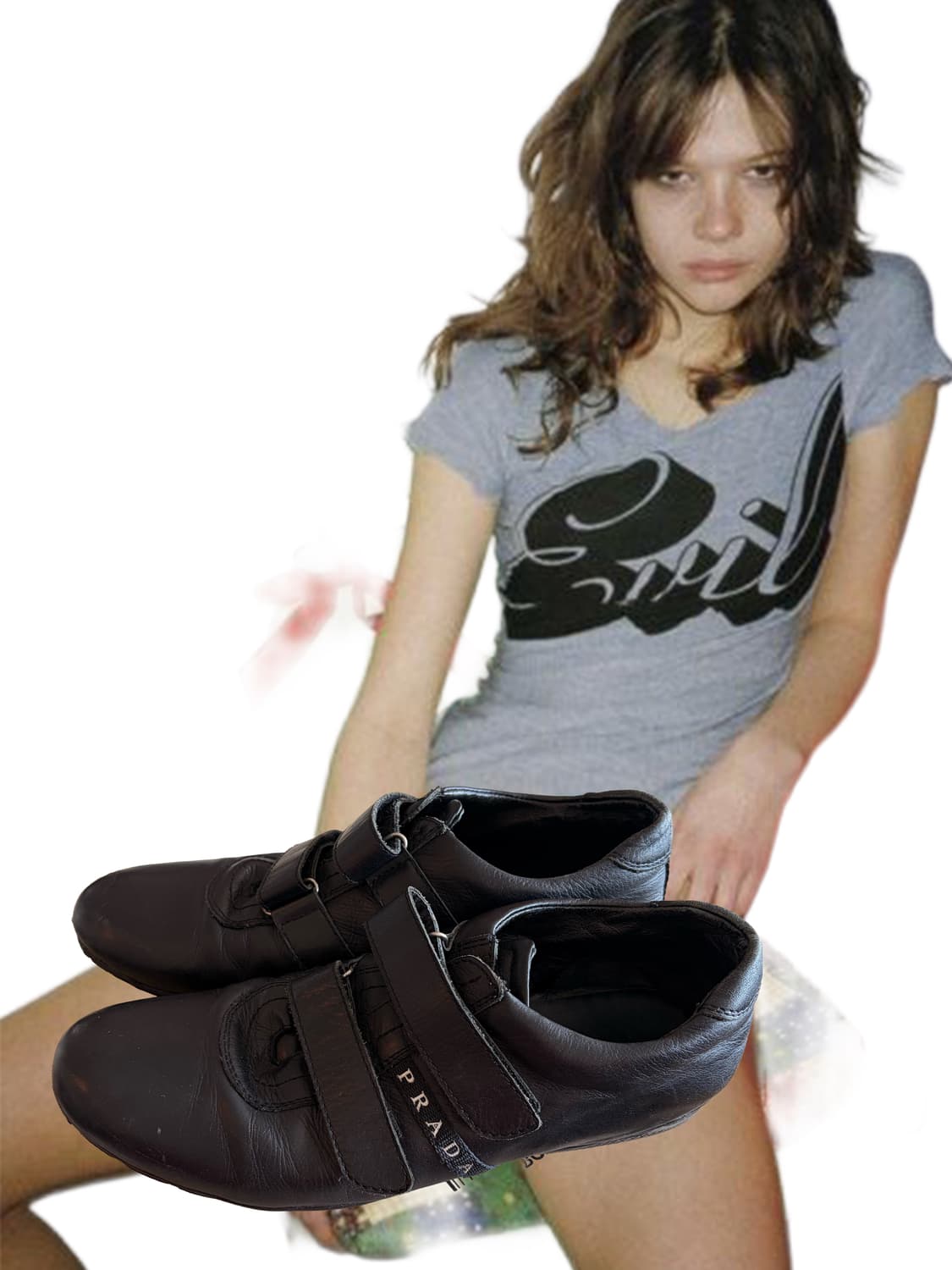 Prada 프라다 스포츠 벨크로 레더 스니커즈 상품이미지3