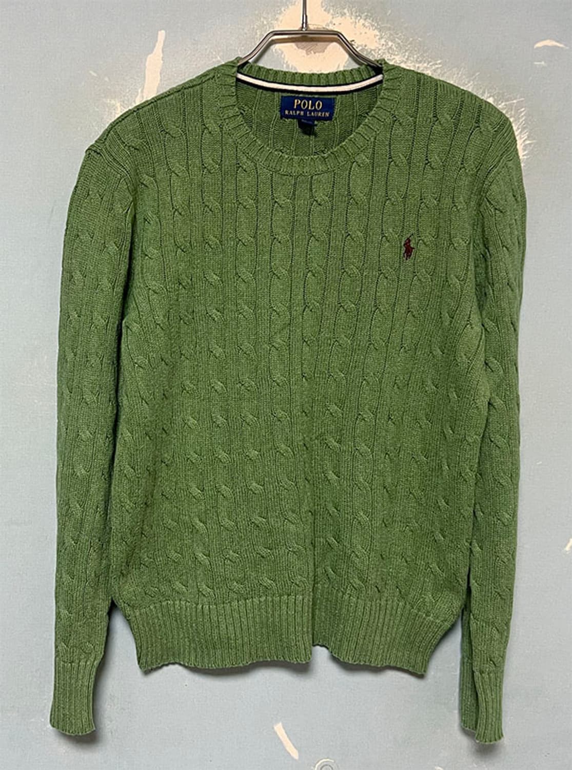 POLO 폴로 여자 꽈배기니트 기본 S 90 55 보이즈L  상품이미지1