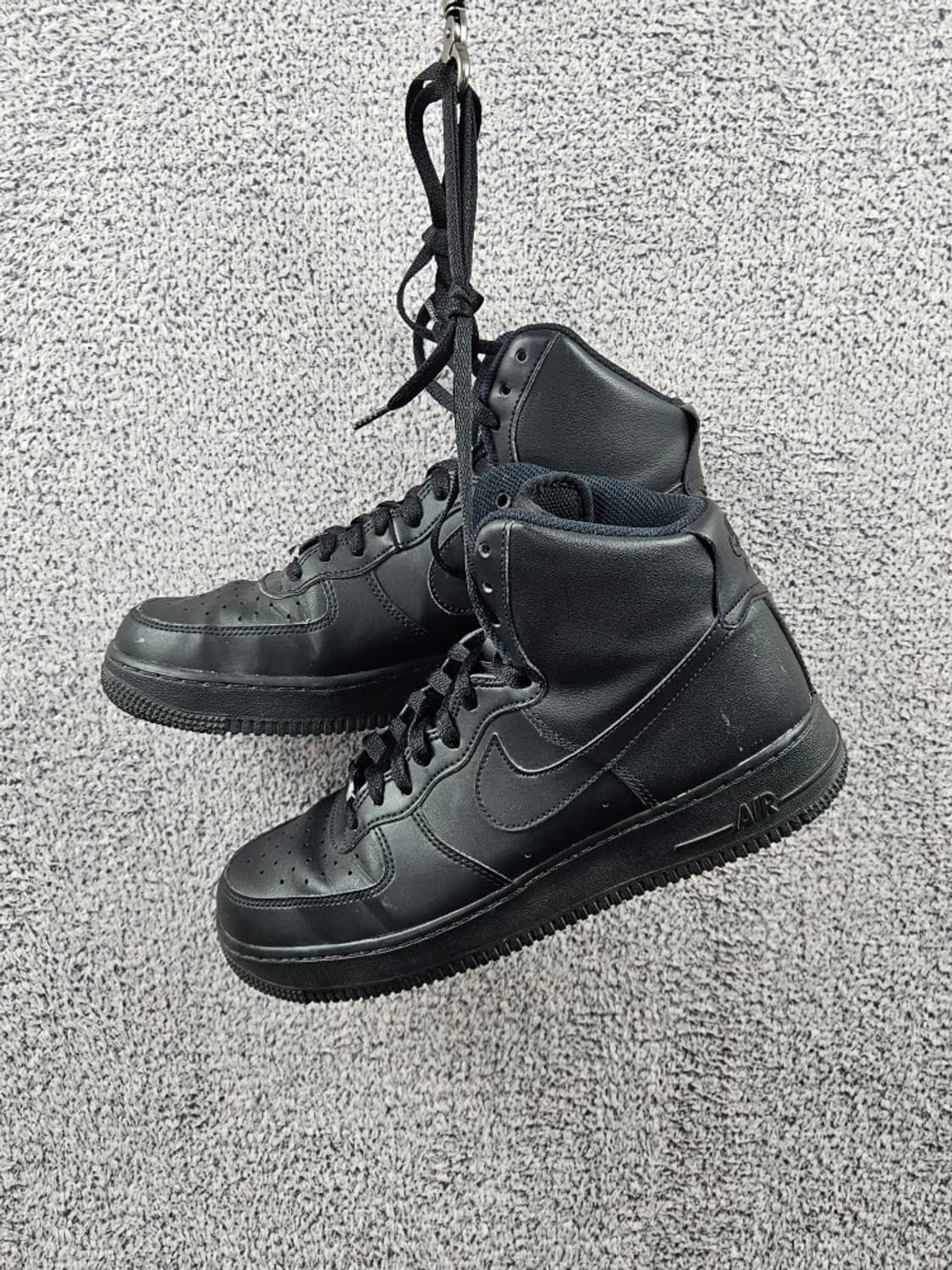 나이키 에어 포스 1 트리플 블랙 하이 스니커즈 (265MM)/11031 상품이미지1