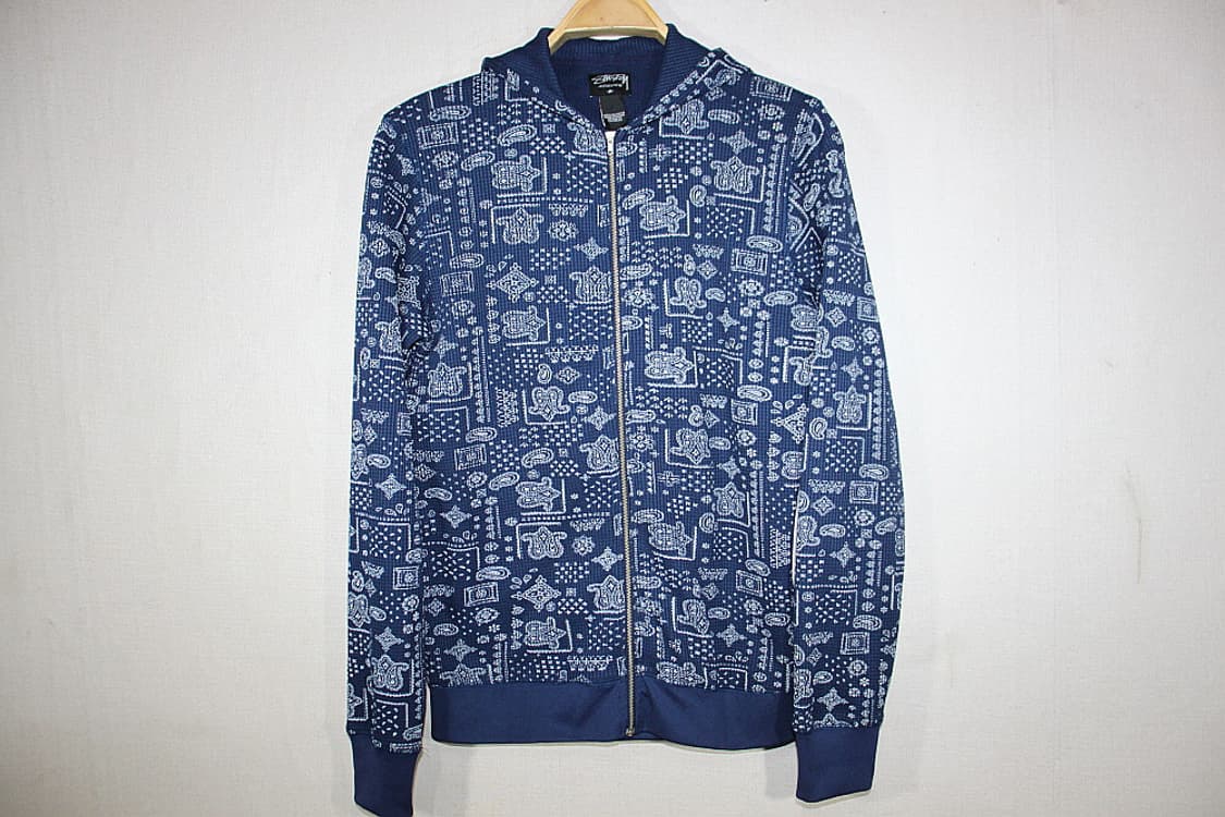 Stussy 스투시 페이즐리 후드집업 m 상품이미지1