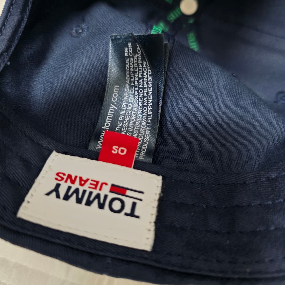 타미힐피거 빅로고 네이비 볼캡 모자 상품이미지3