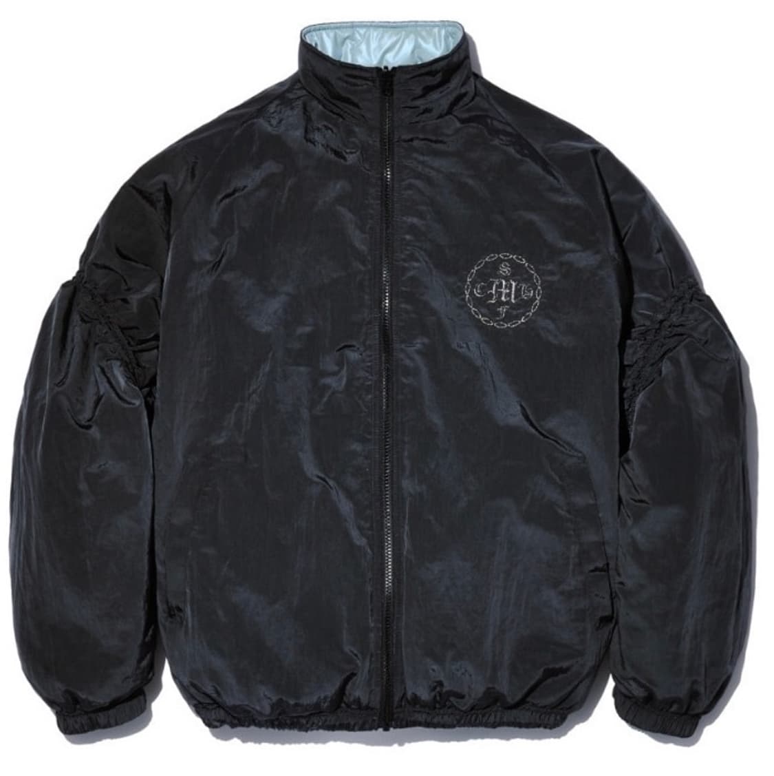 미스치프 패딩 리버시블 자켓 iridescent sky blue/iron 상품이미지1