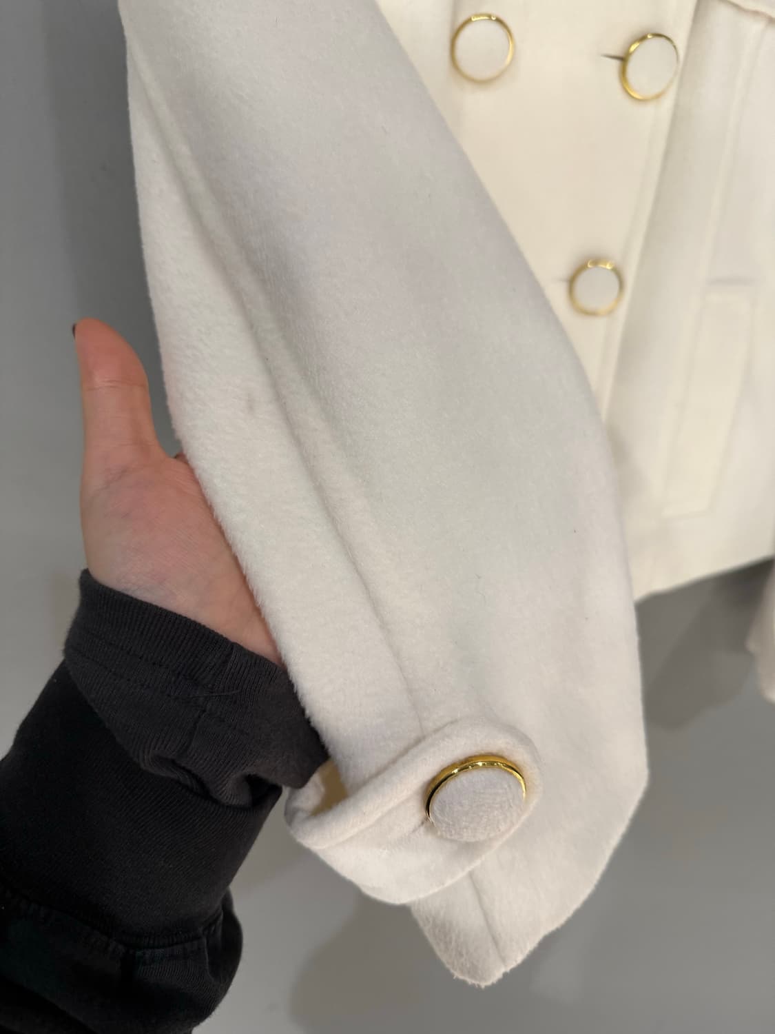 Jpn vintage 히메갸루 금장 더블버튼 코트 상품이미지4