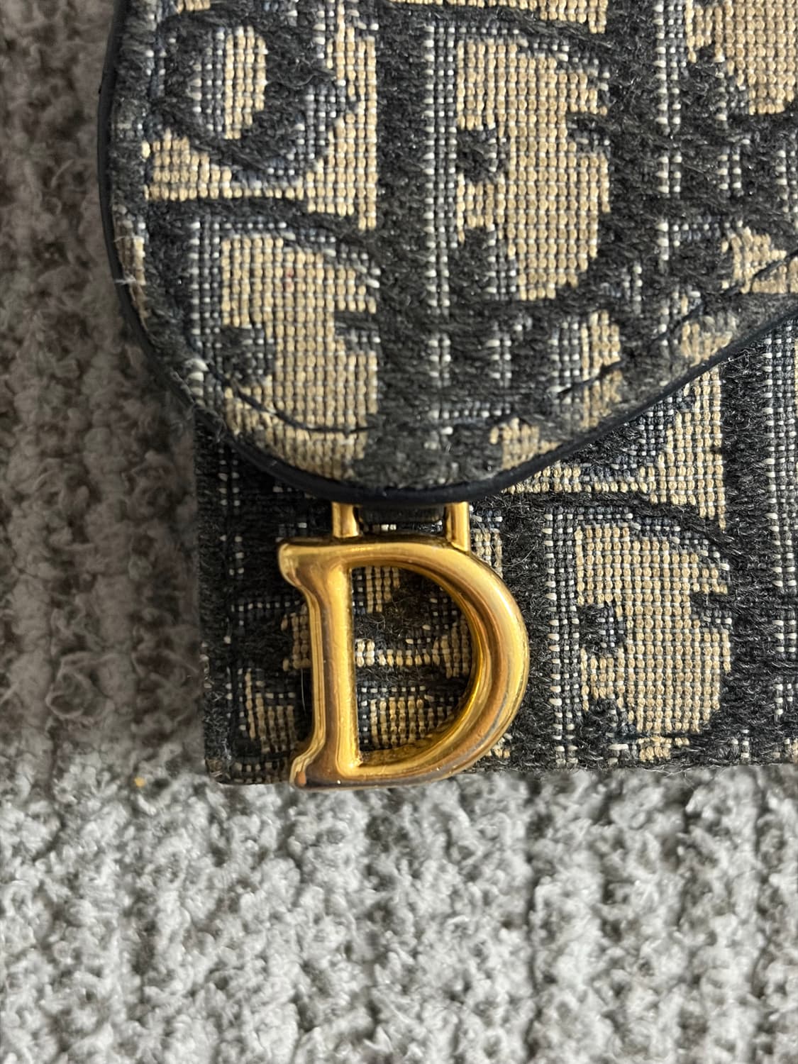 디올 오블리크 새들 카드지갑 상품이미지4