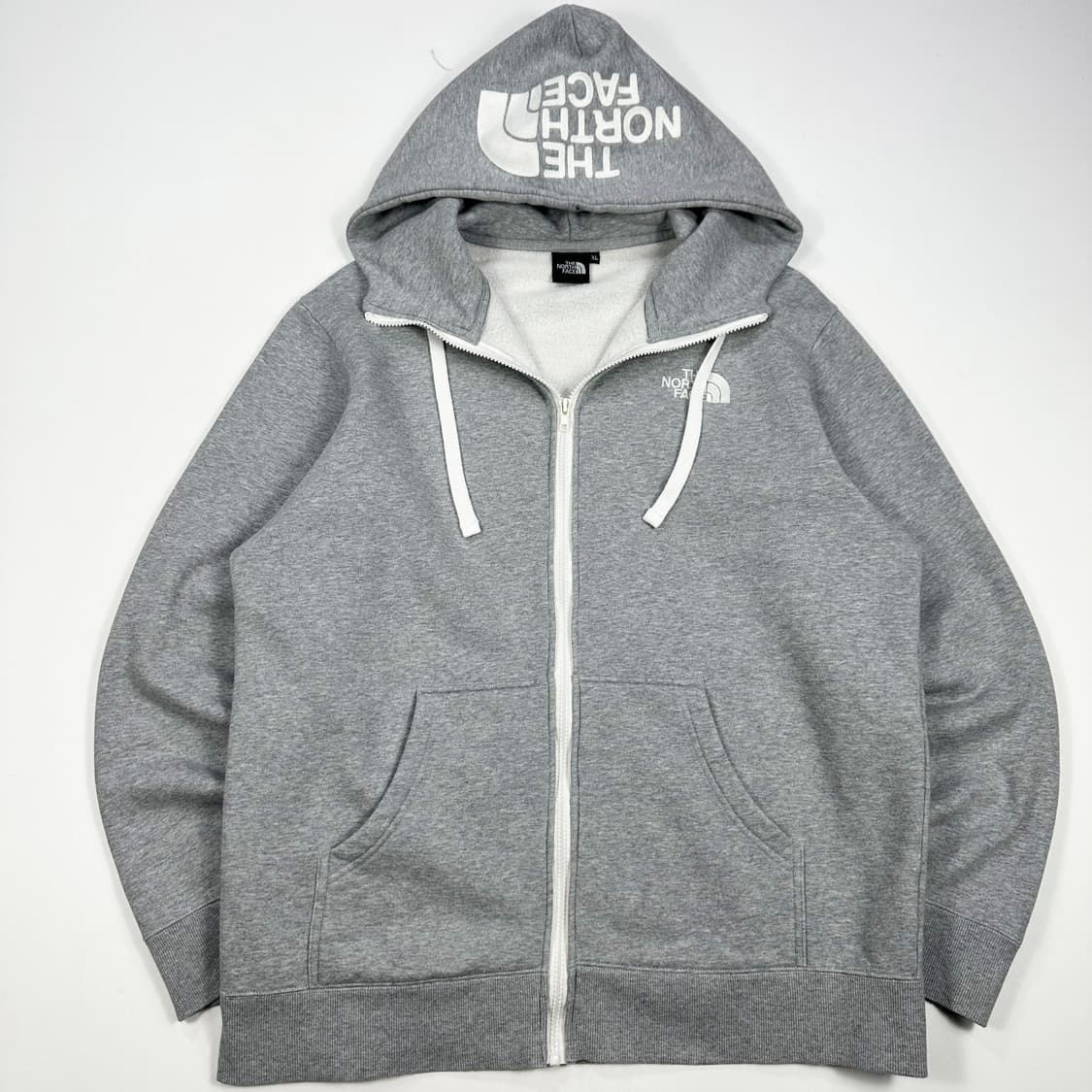 노스페이스 재팬 자수로고 풀오버 후드집업 그레이 XL 상품이미지1
