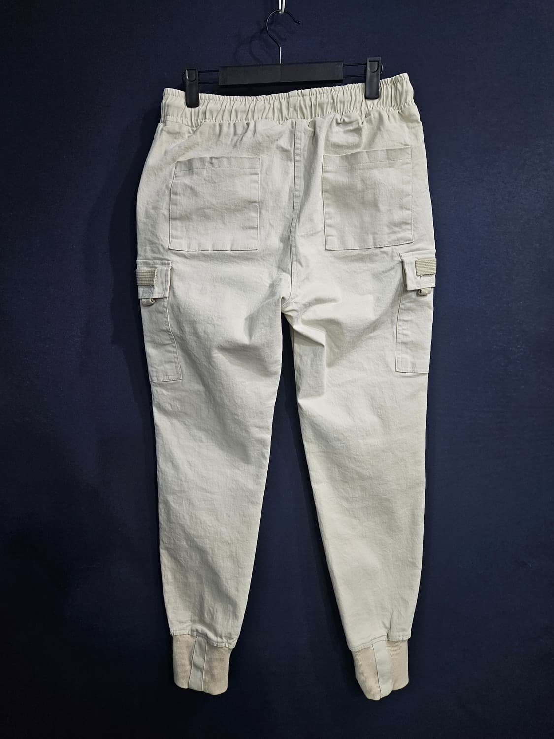 RARE 아이보리컬러 남성 슬림핏 허리 30~32 스판 카고 조거팬츠  상품이미지2
