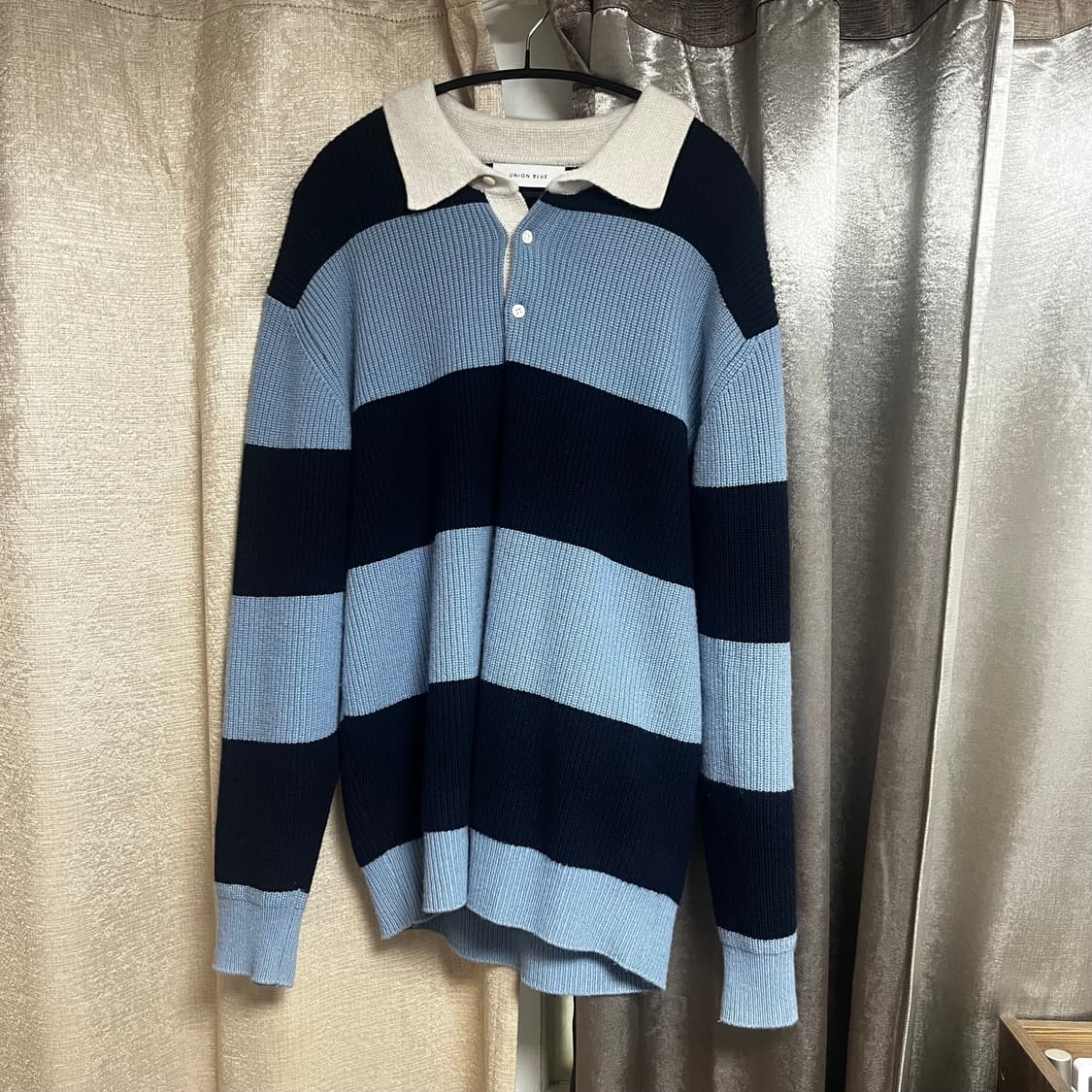 유니온블루 럭비니트  상품이미지3