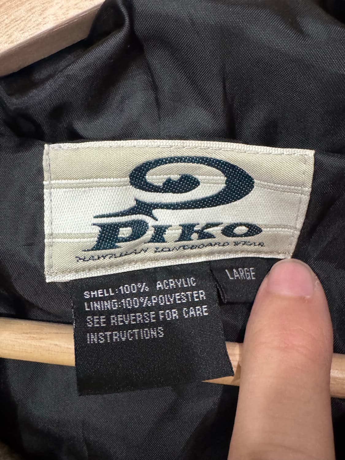 Piko 피코 패턴 플리스 후드집업  상품이미지4