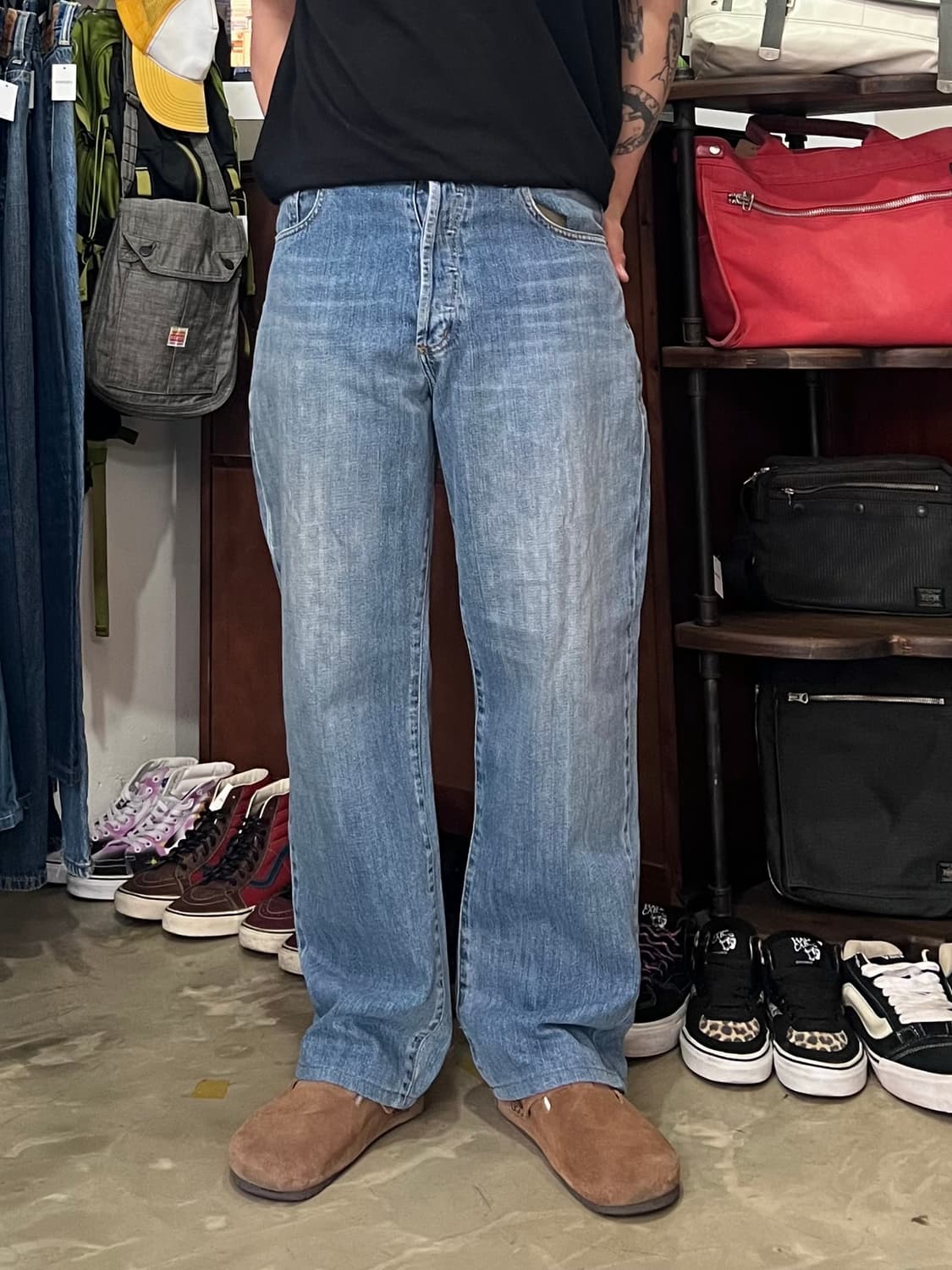 90’s Stussy-dm MADE IN USA 데님팬츠 32 상품이미지2