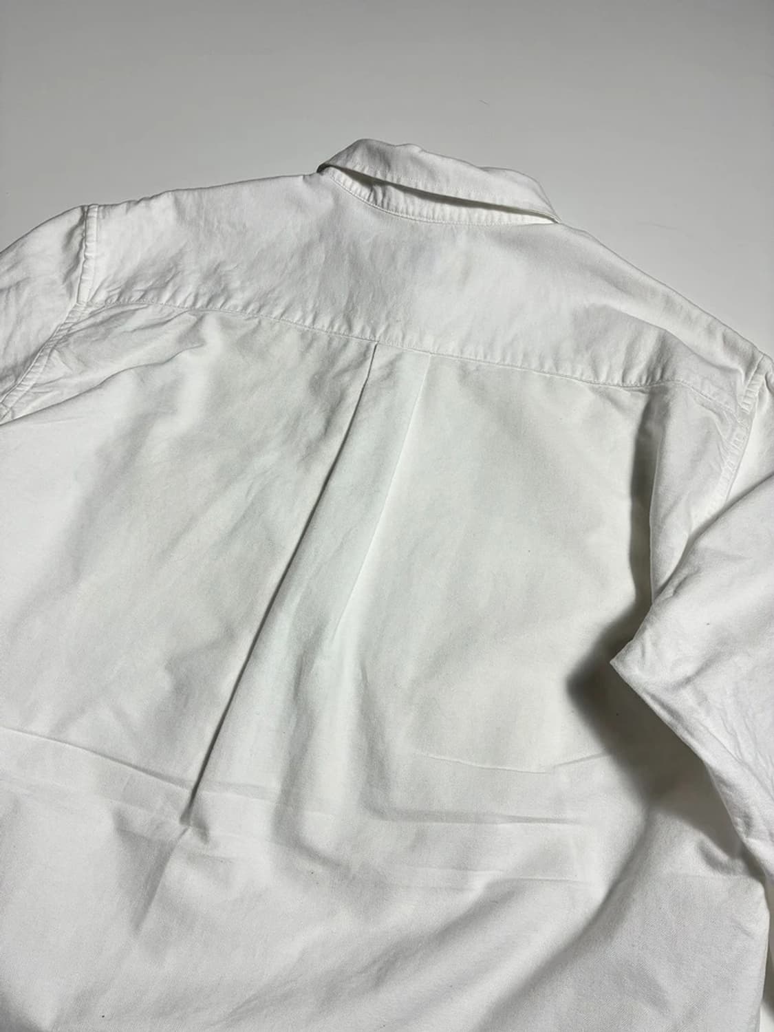셔터 SHIRTER 화이트 워크 코튼 셔츠 R1702 상품이미지5