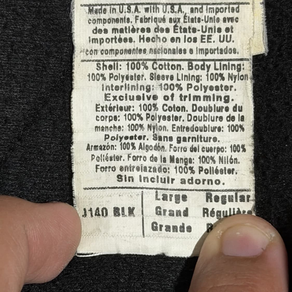 칼하트 J140 후드 자켓 블랙 상품이미지8