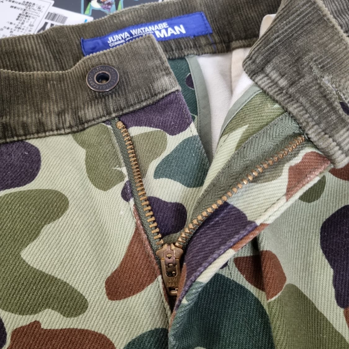 준야와타나베 x 꼼데가르송 카모 팬츠 M 31,32사이즈 상품이미지5