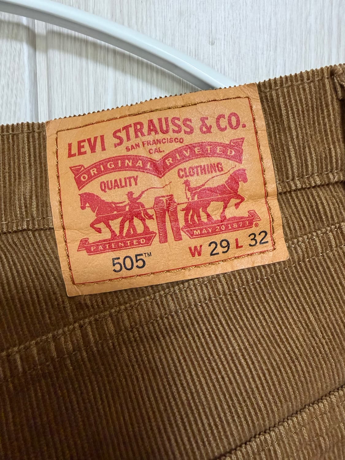 리바이스 505 코듀로이 상품이미지3