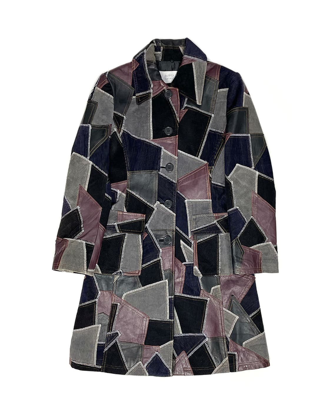 vintage 패치워크 롱 자켓 상품이미지1