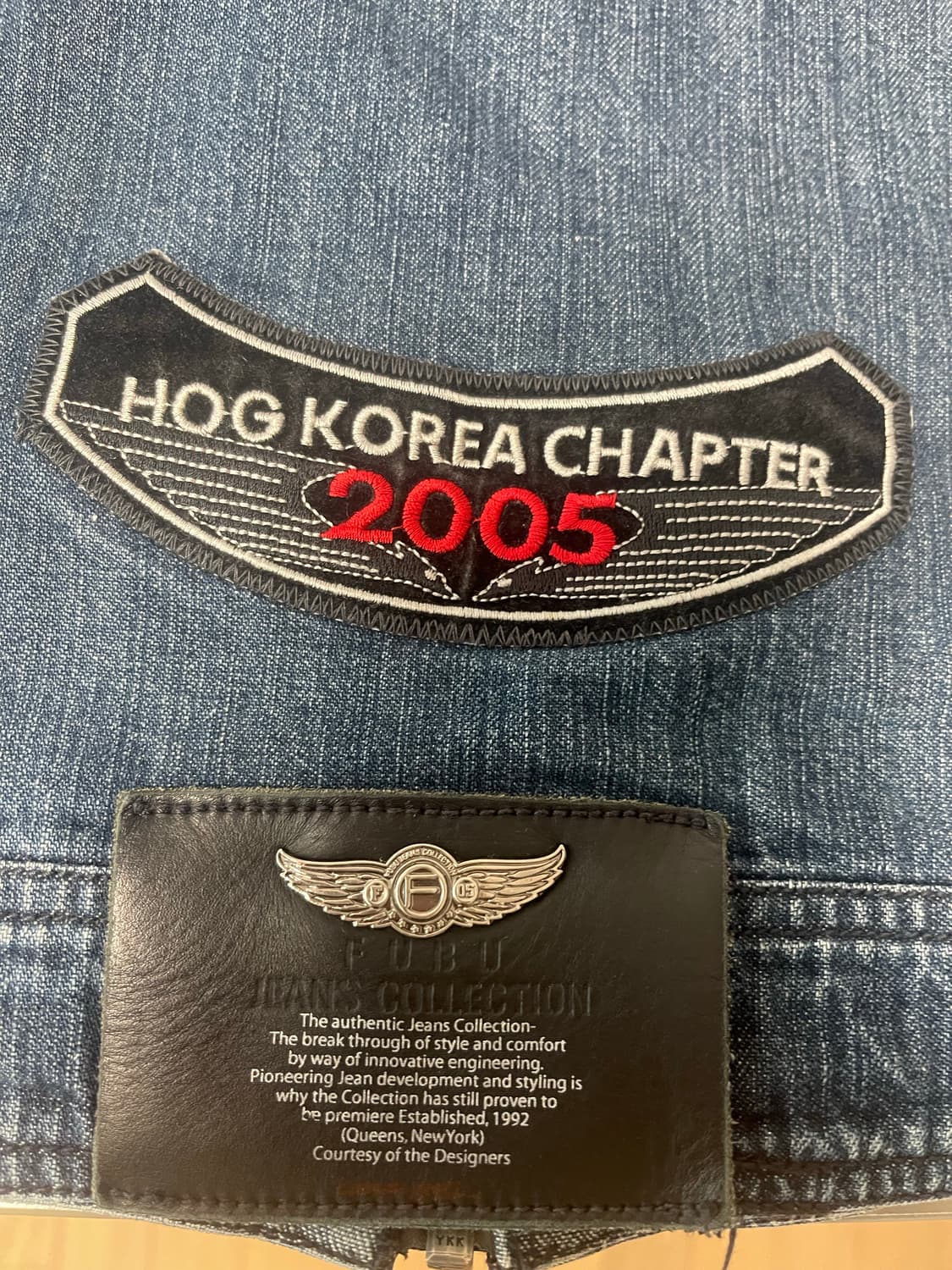 FUBU HOG(Harley Owners Group) 패치 데 님 베스트 상품이미지4