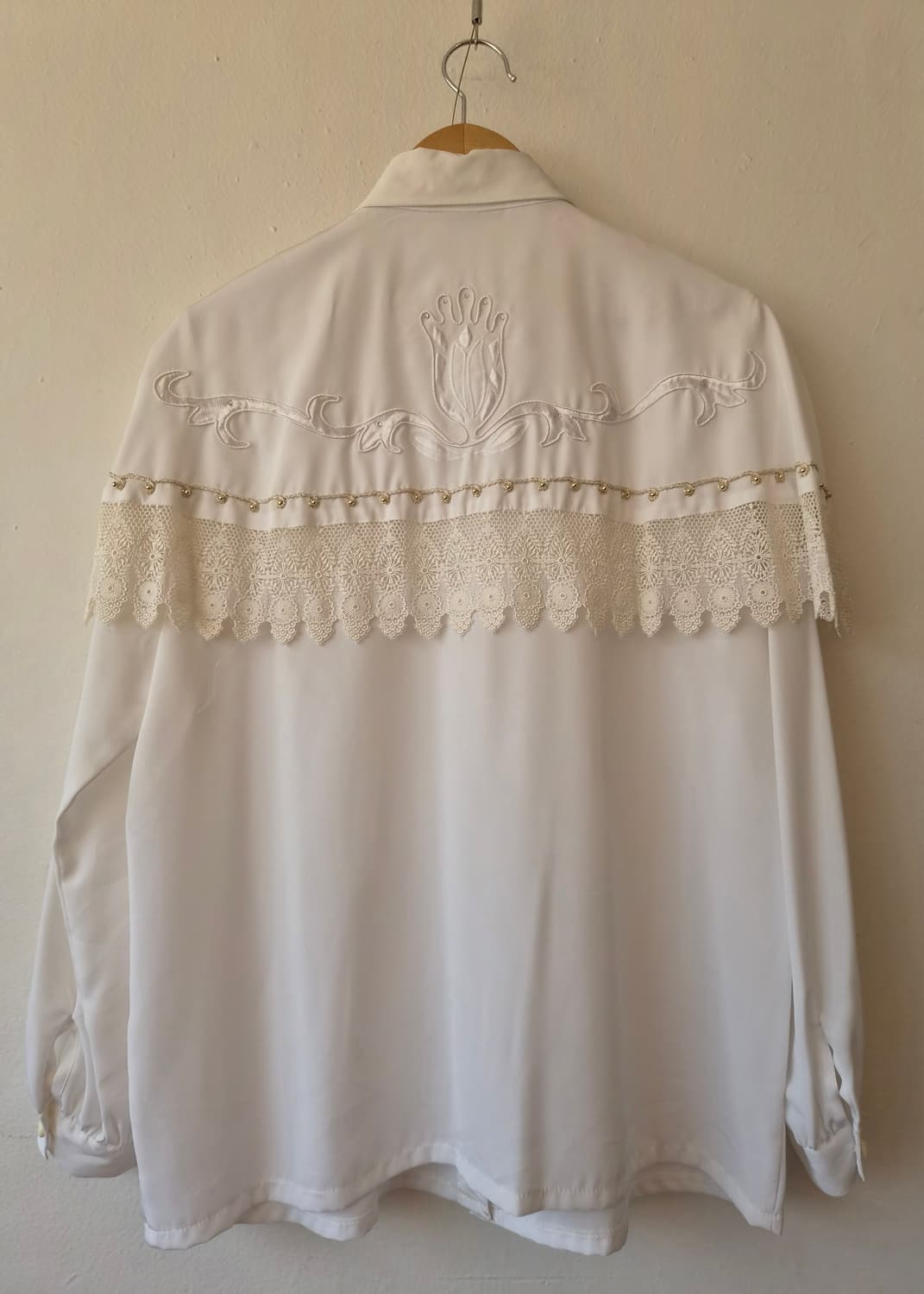 Mode More 여성 빈티지비즈케이프블라우스 FREE 상품이미지3