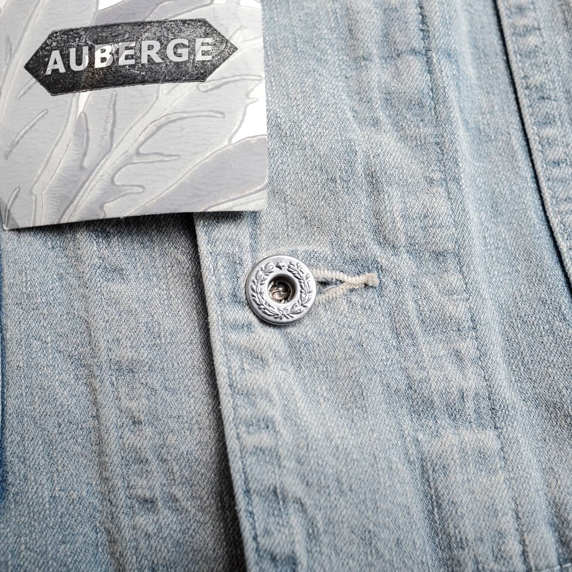 AUBERGE Dino BL 44사이즈 데님 선번 블리치 자켓 오베르주 상품이미지8